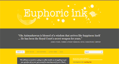 Desktop Screenshot of euphoricink.co.uk