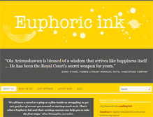 Tablet Screenshot of euphoricink.co.uk